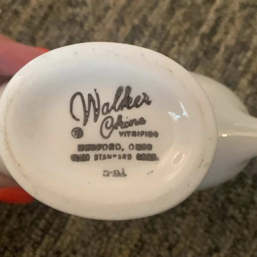 Vintage‎ Mini Creamer Walker China